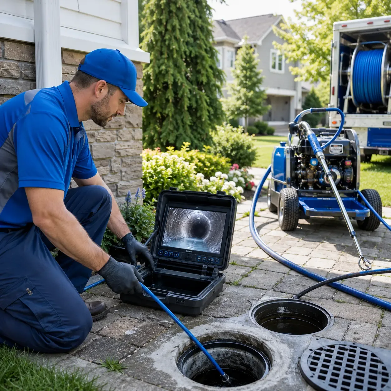 Outdoor drain cleaning professionals serving Sutherland, VA